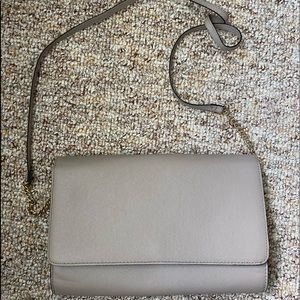 Gray H&M Clutch / Shoulder Bag